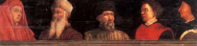 UCCELLO, Paolo Five Famous Men oil painting image
